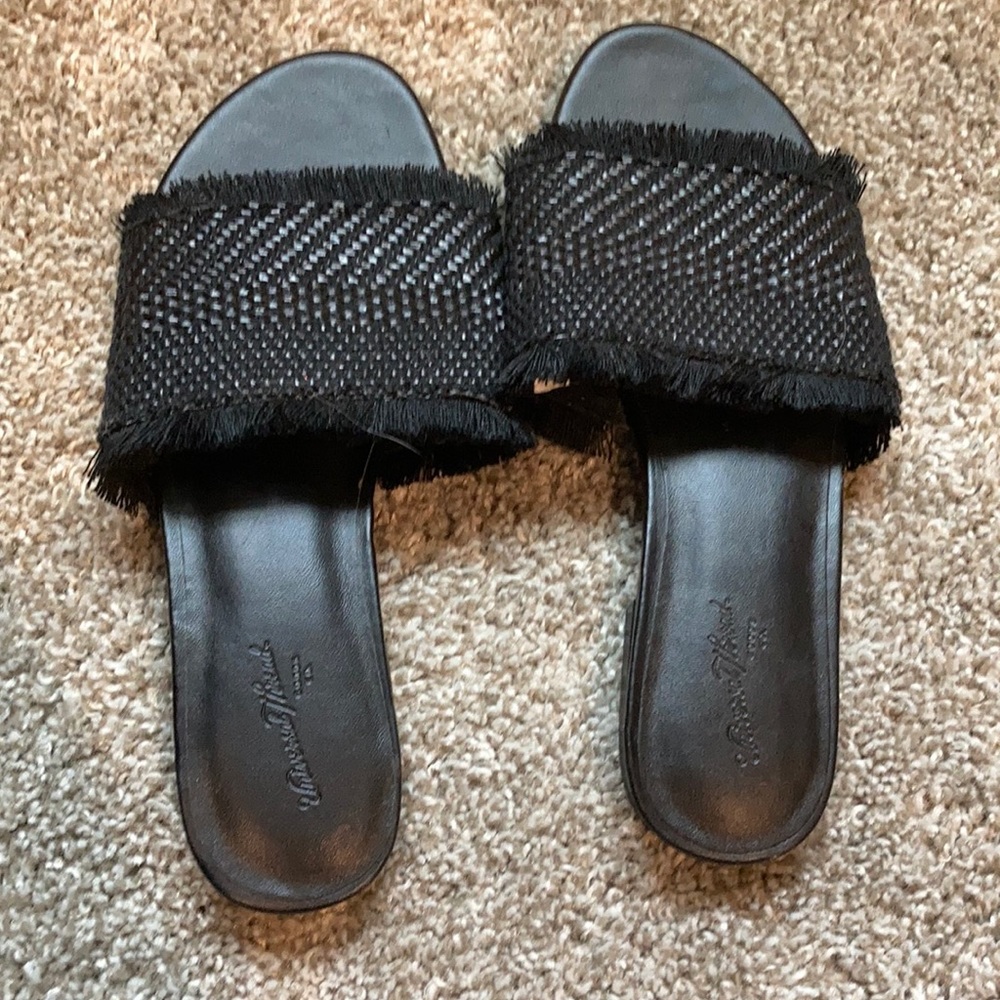 Target black slide sandals. Never worn!